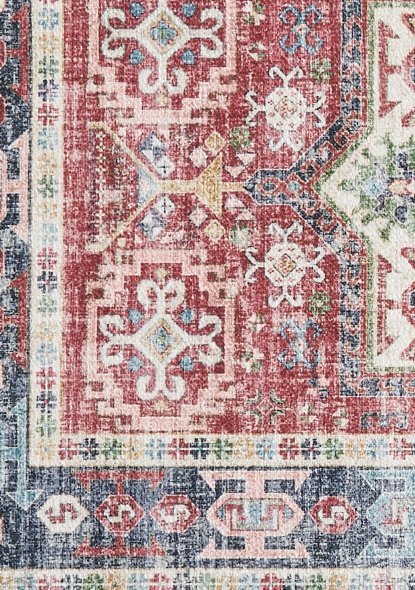 Traditional Oriental Machine Washable Area Accent Rugs