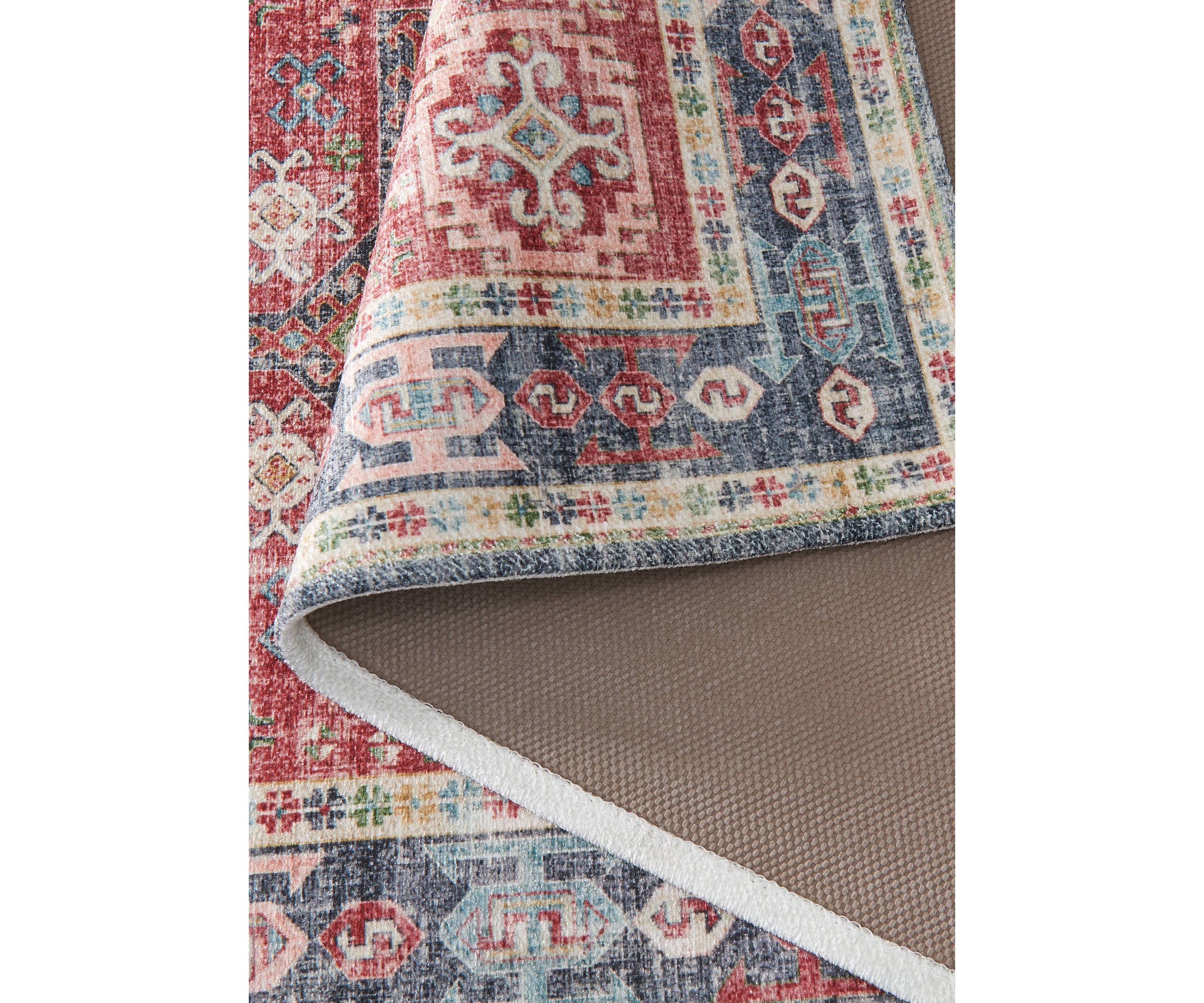 Traditional Oriental Machine Washable Area Accent Rugs