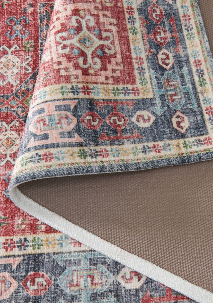 Traditional Oriental Machine Washable Area Accent Rugs