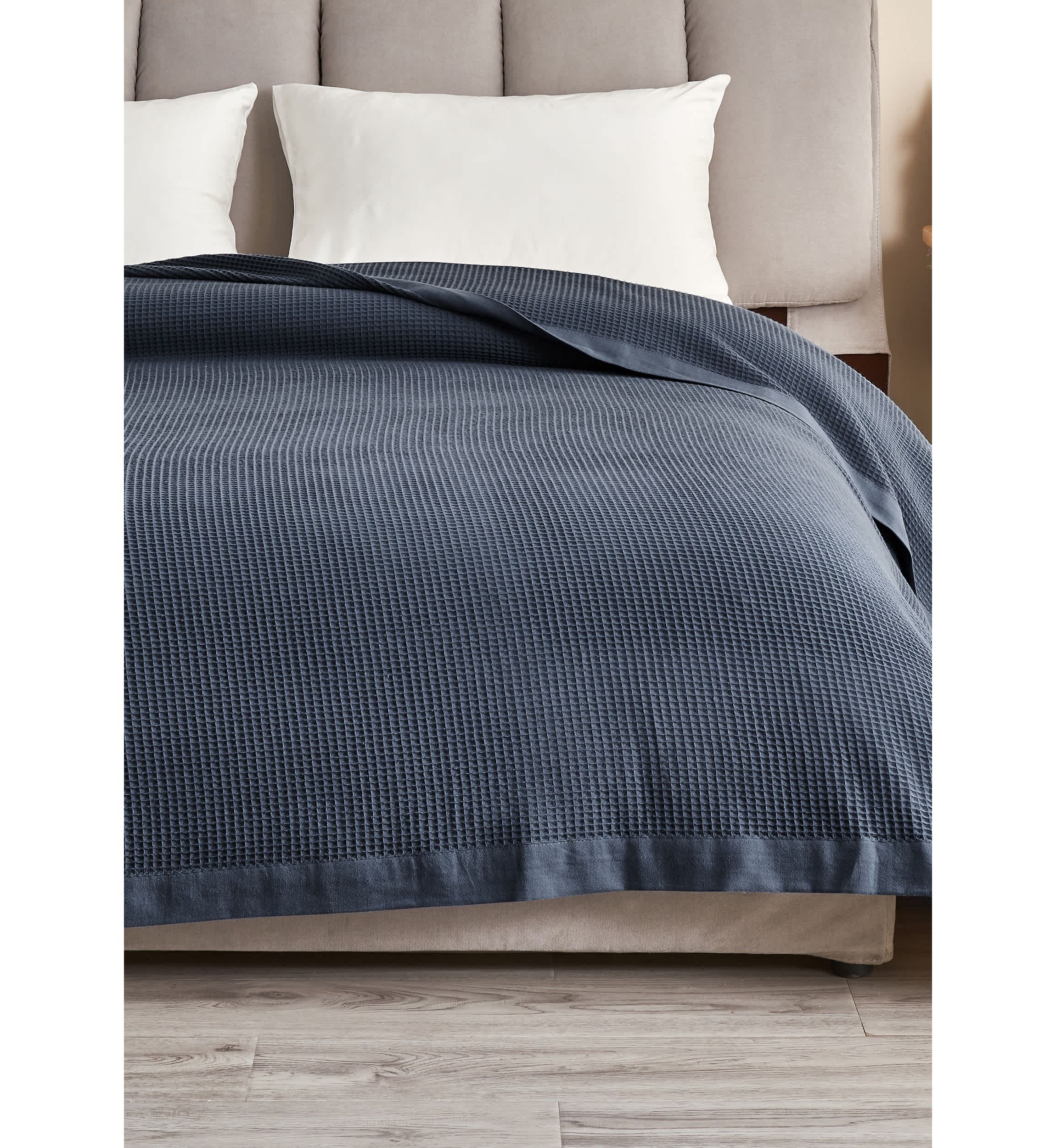 100% Cotton Waffle Weave Blanket
