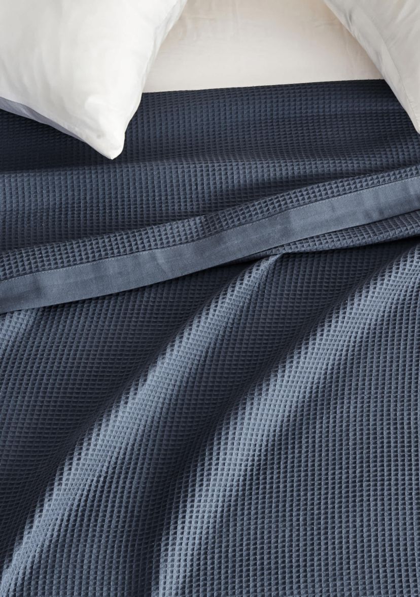 100% Cotton Waffle Weave Blanket