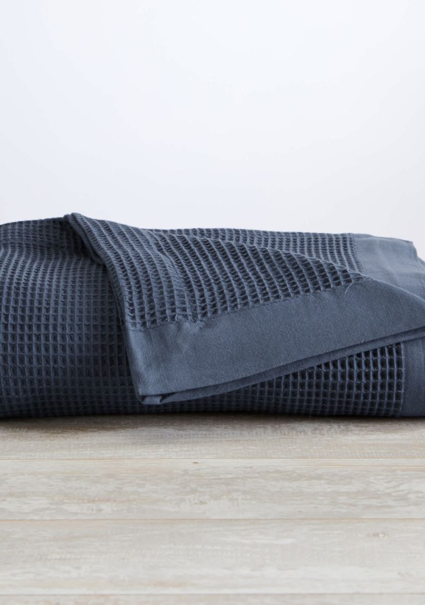 100% Cotton Waffle Weave Blanket