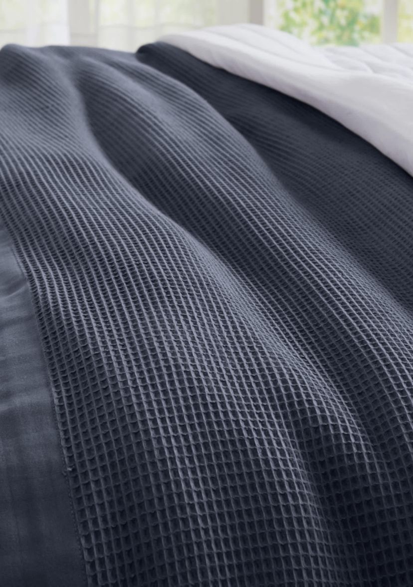 100% Cotton Waffle Weave Blanket