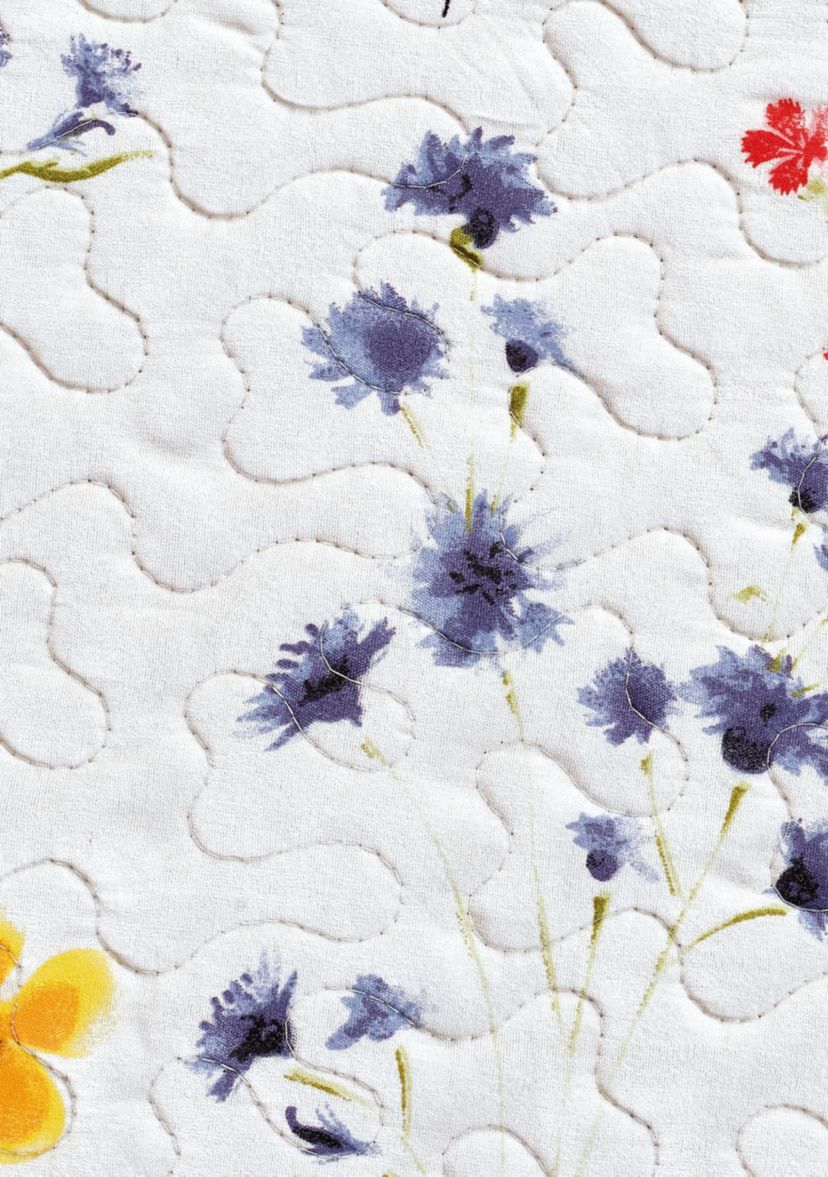 Colorful Wildflower Quilt Set
