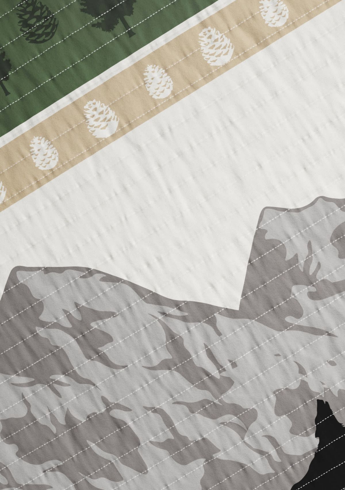 Lodge Forest Patchwork Quilt Set