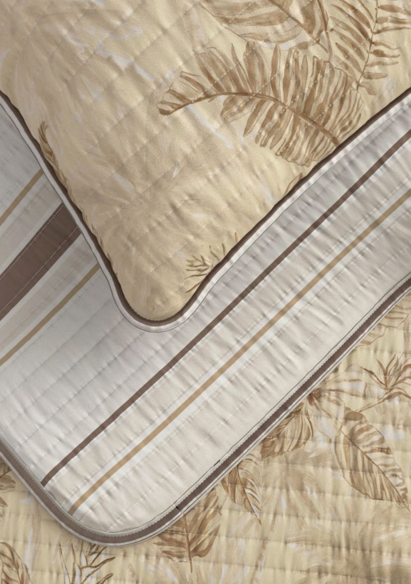 Tropical Palm Leaf Quilt Set