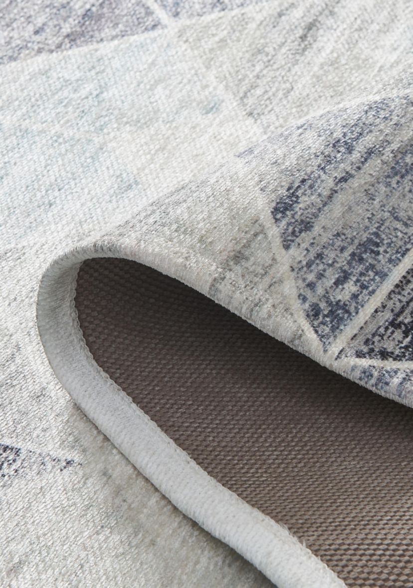 Modern Diamond Machine Washable Area Accent Rugs