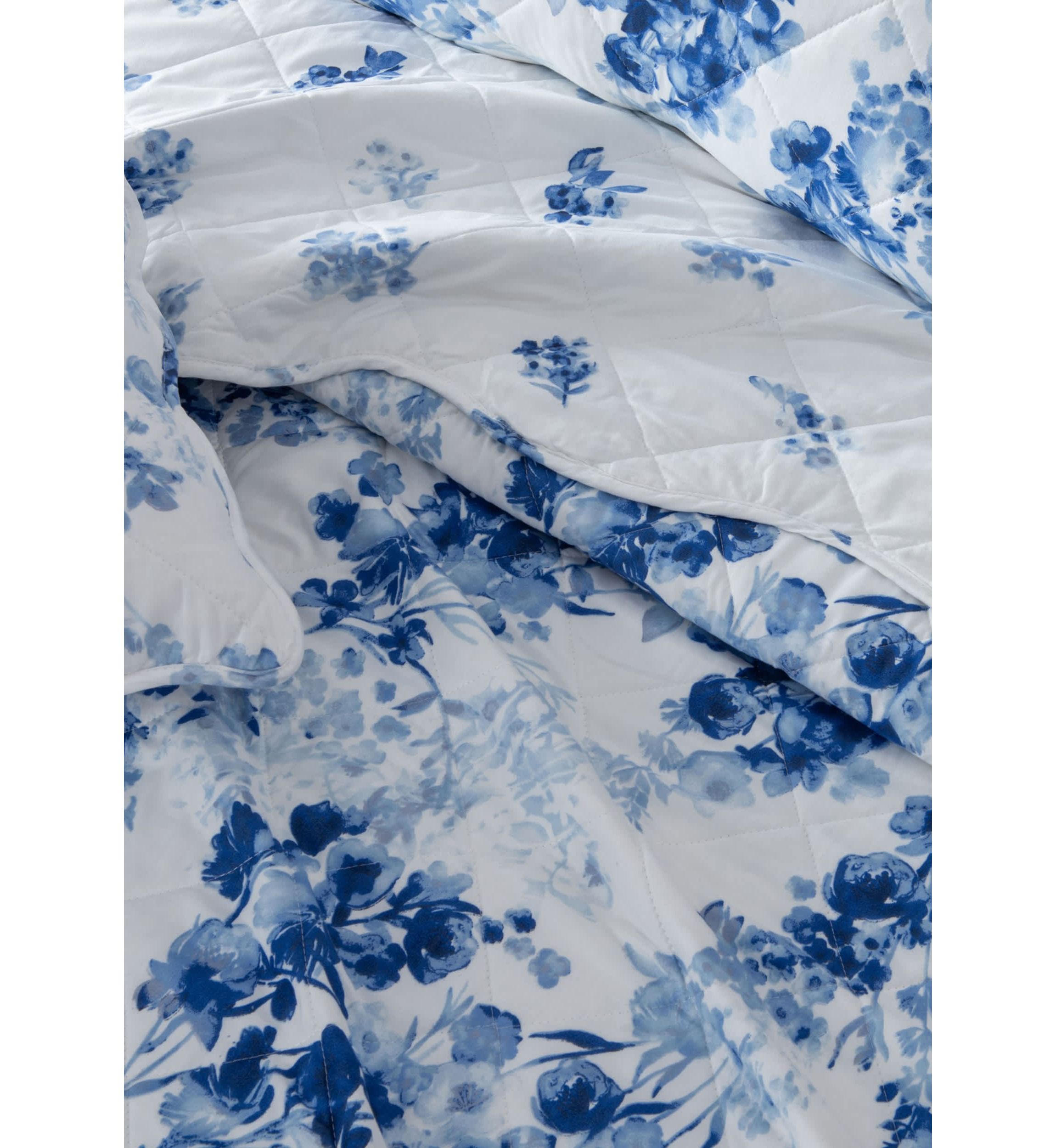 Watercolor Floral Burst Quilt Set
