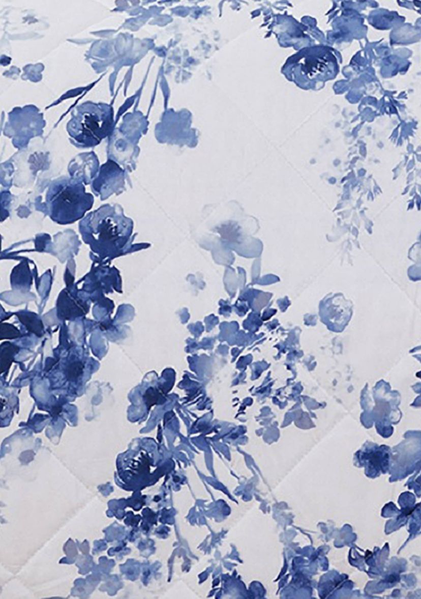 Watercolor Floral Burst Quilt Set