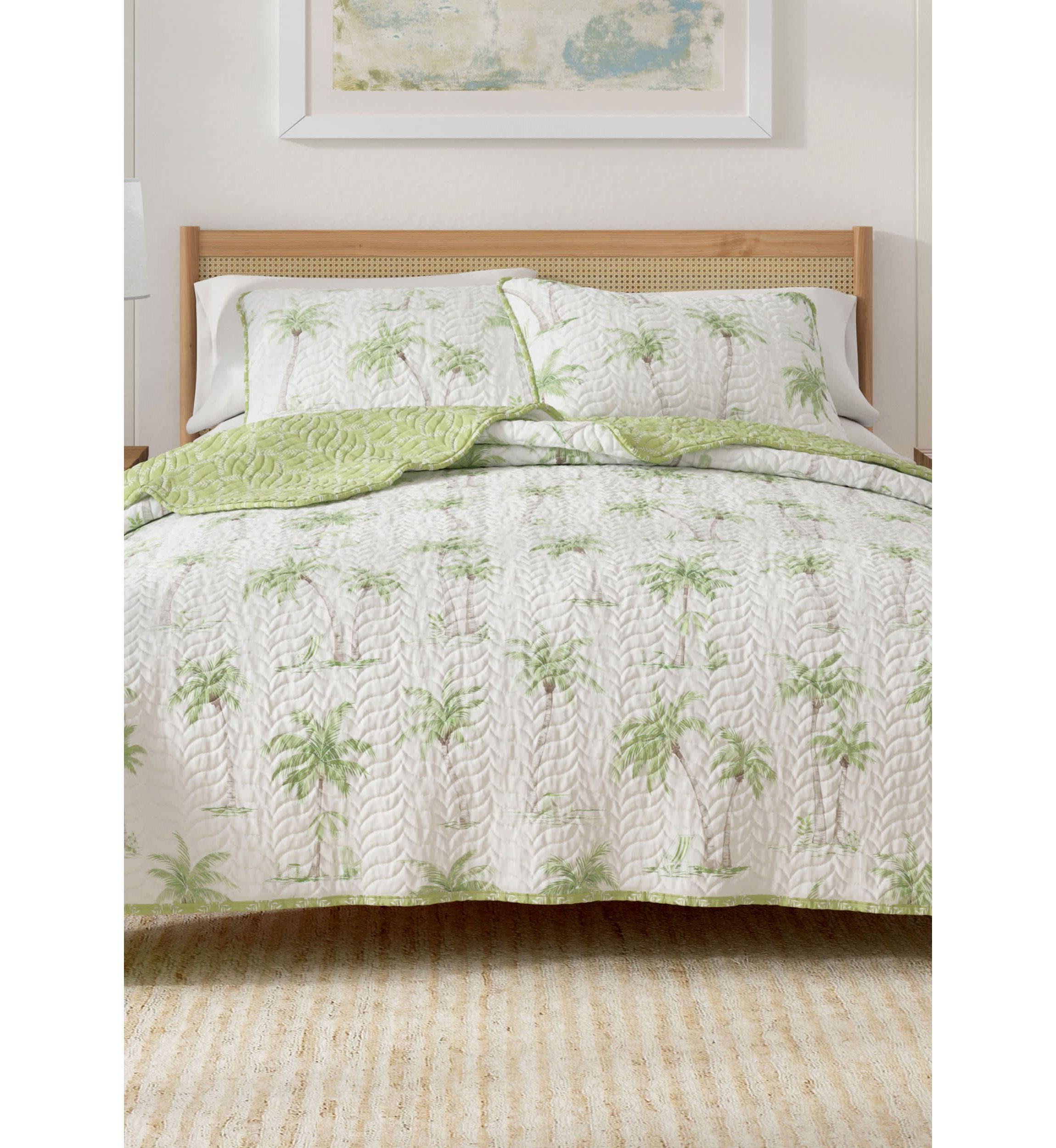 Palm Tree Coastal Quilt Set