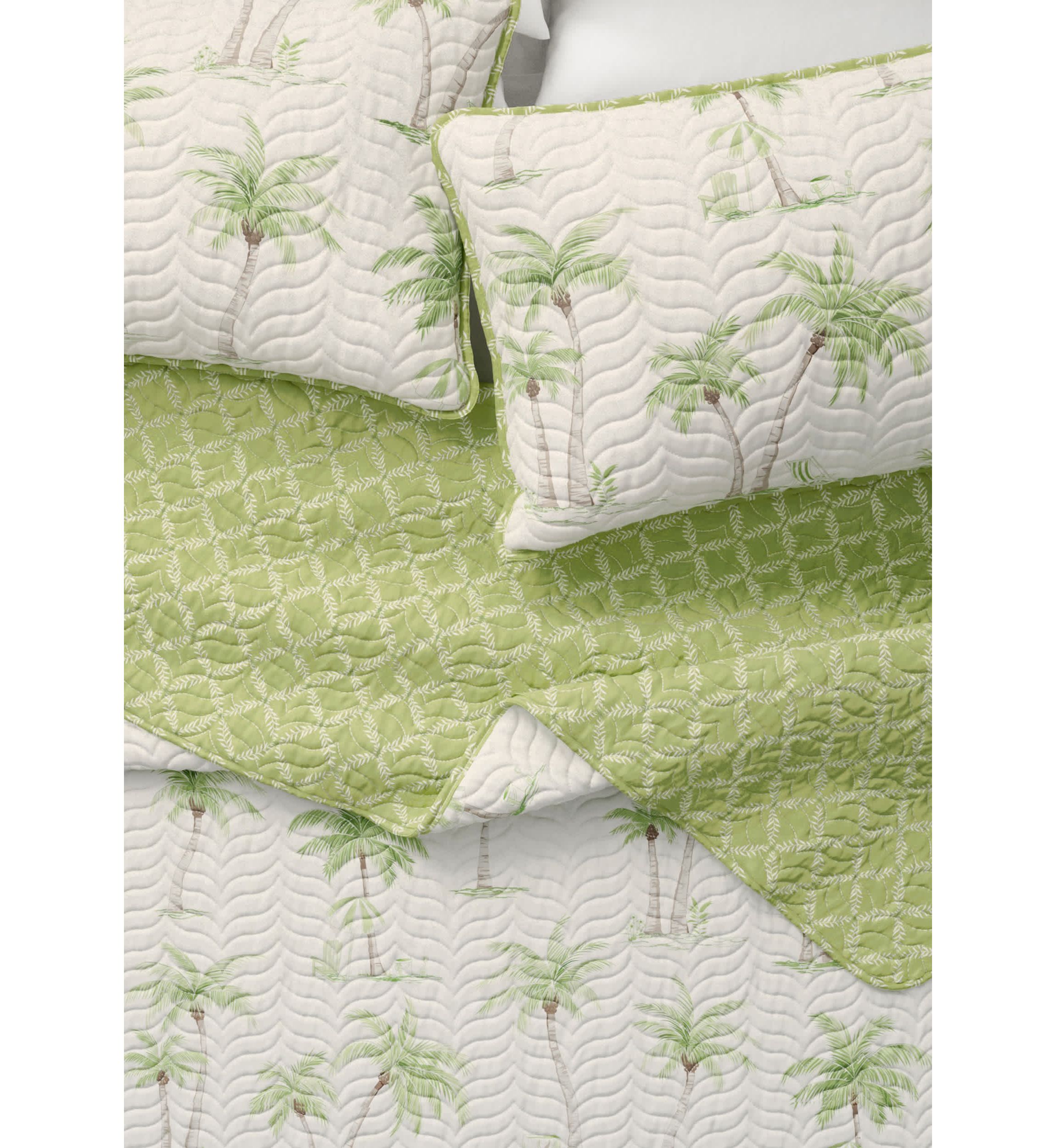 Palm Tree Coastal Quilt Set