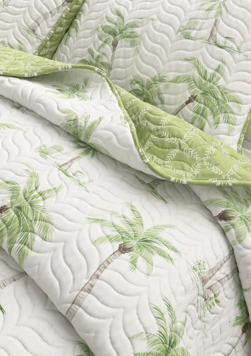 Palm Tree Coastal Quilt Set