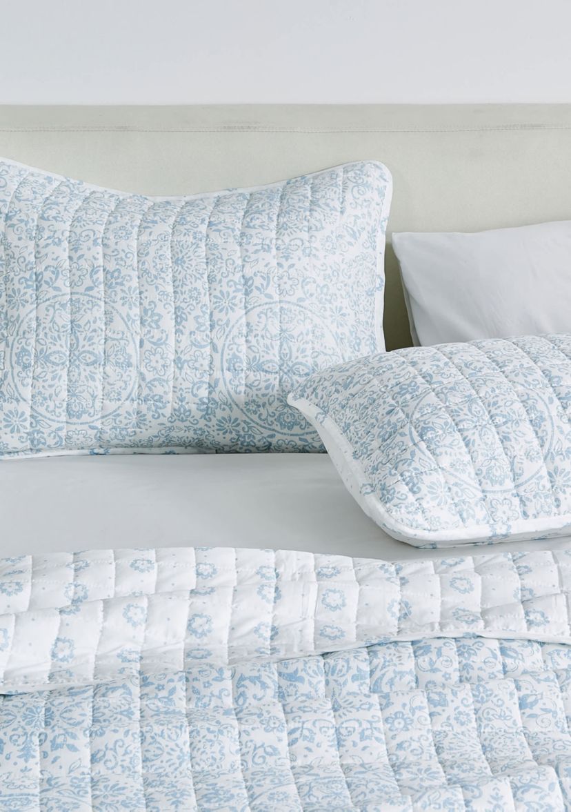 Medallion Floral Quilt Set