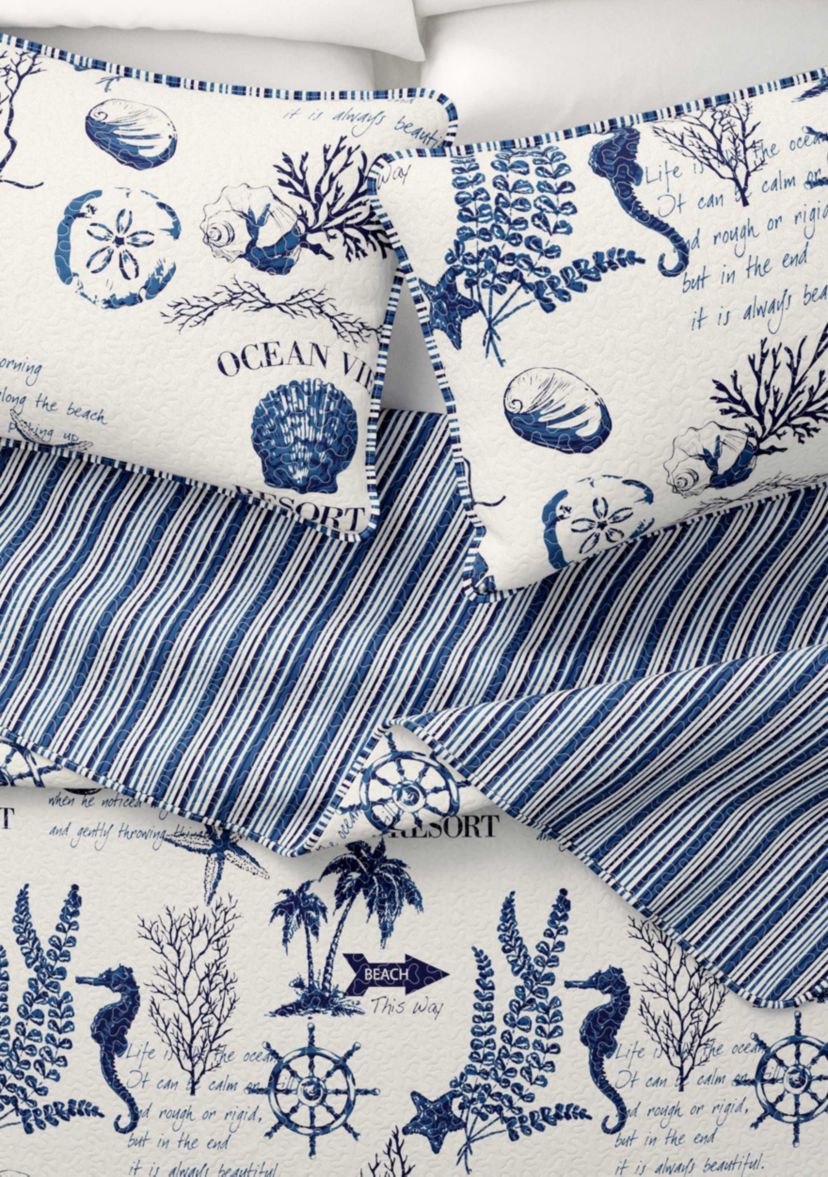 Nautical Themed Quilt Set