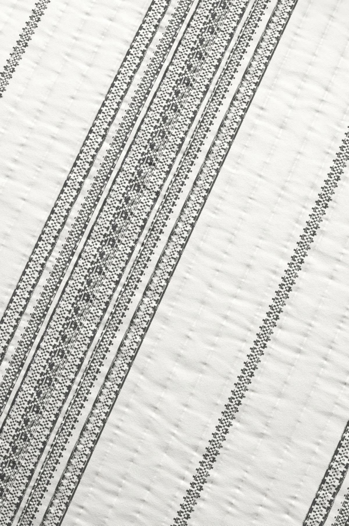 Boho Striped Quilt Set