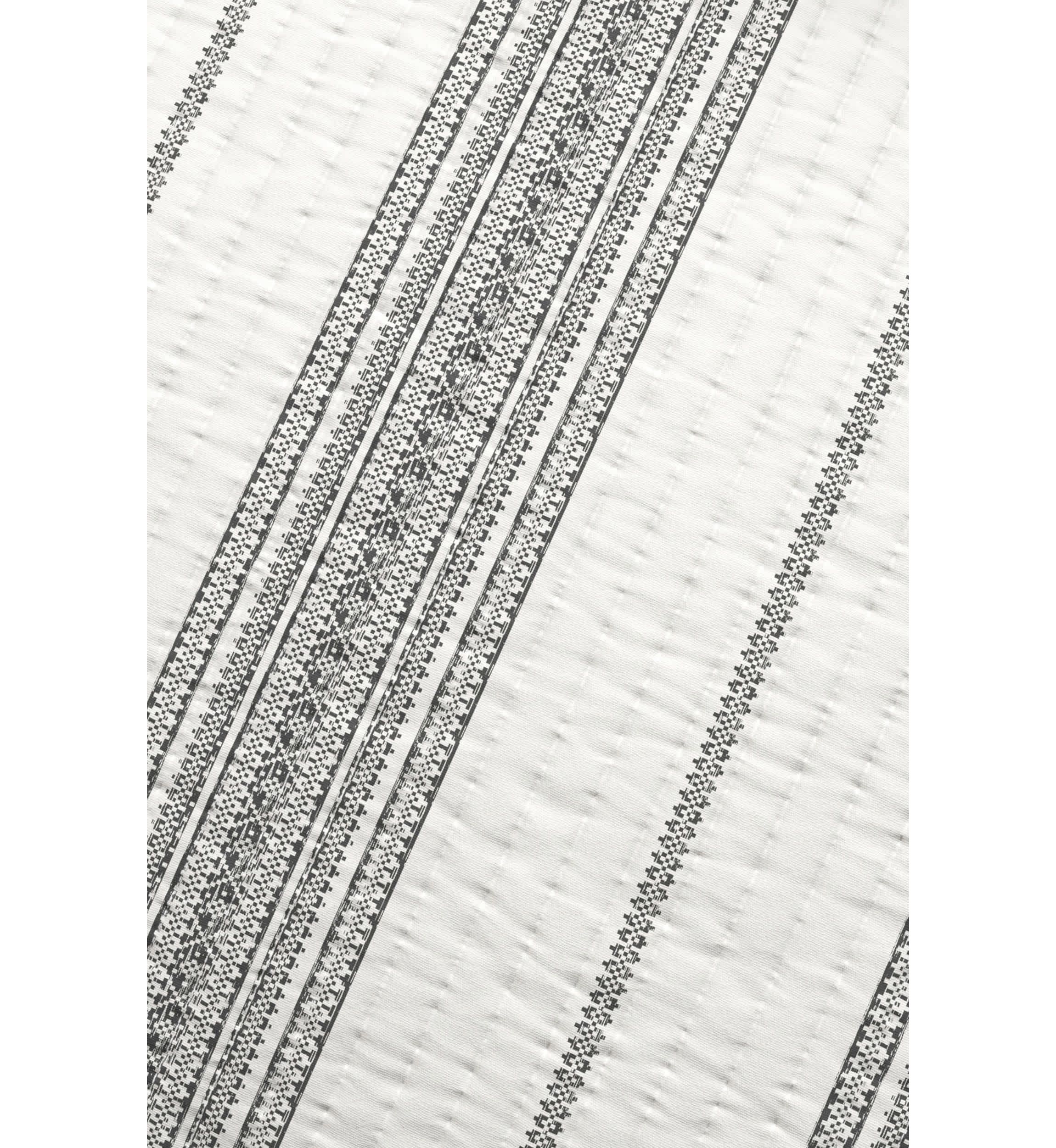 Boho Striped Quilt Set