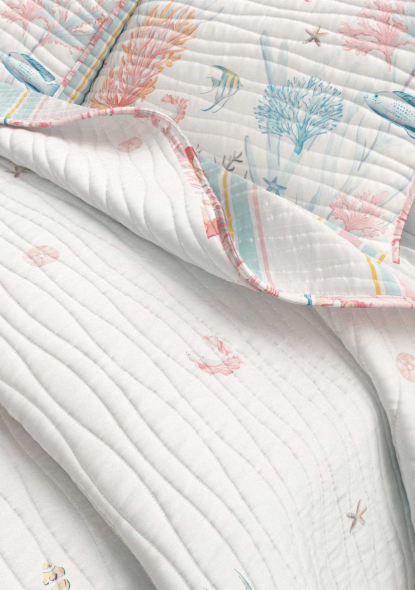 Coral Reef Coastal Quilt Set