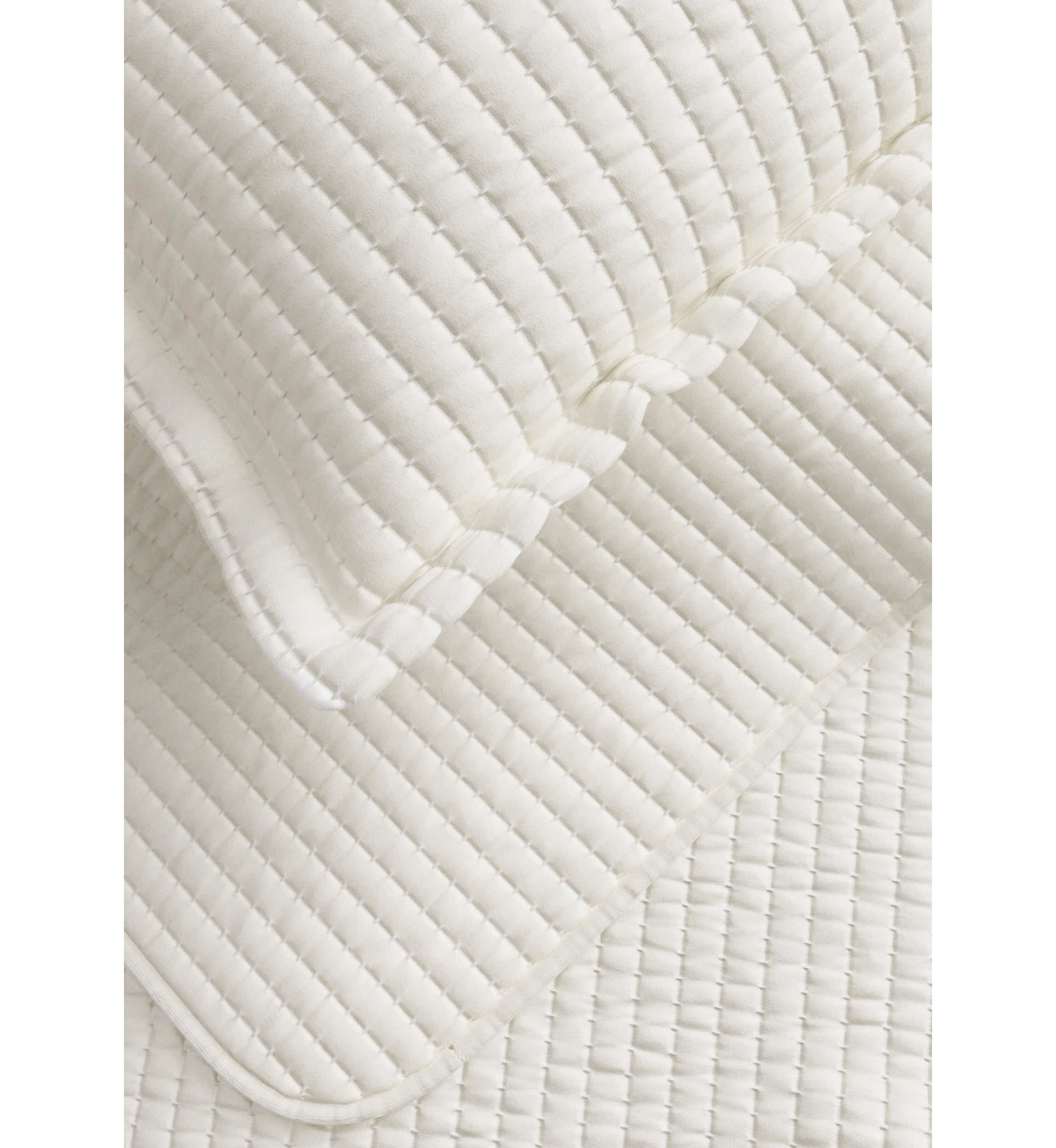 Solid Stitched Quilt Set