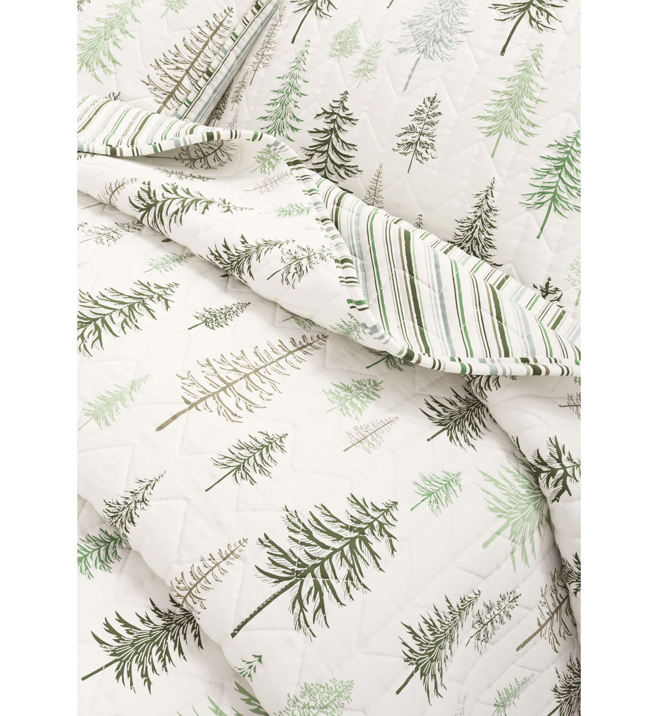 Forest Tree Lodge Quilt Set