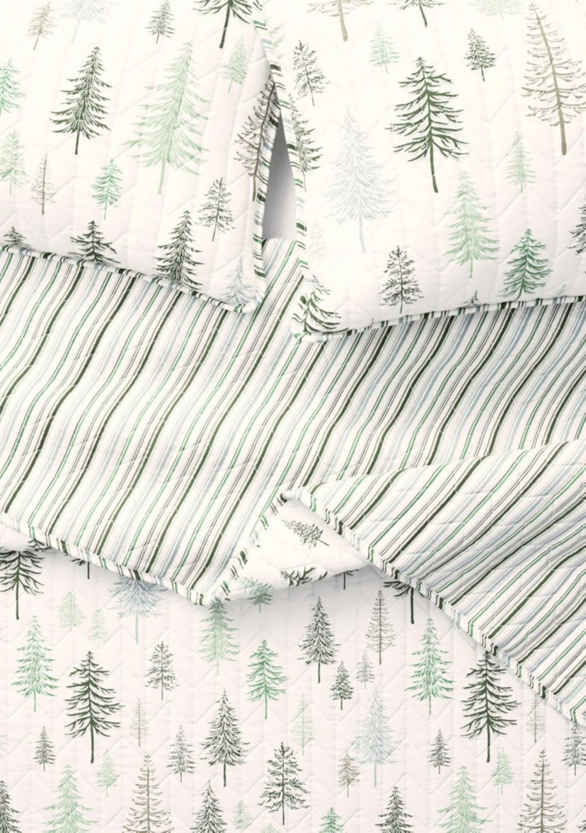 Forest Tree Lodge Quilt Set