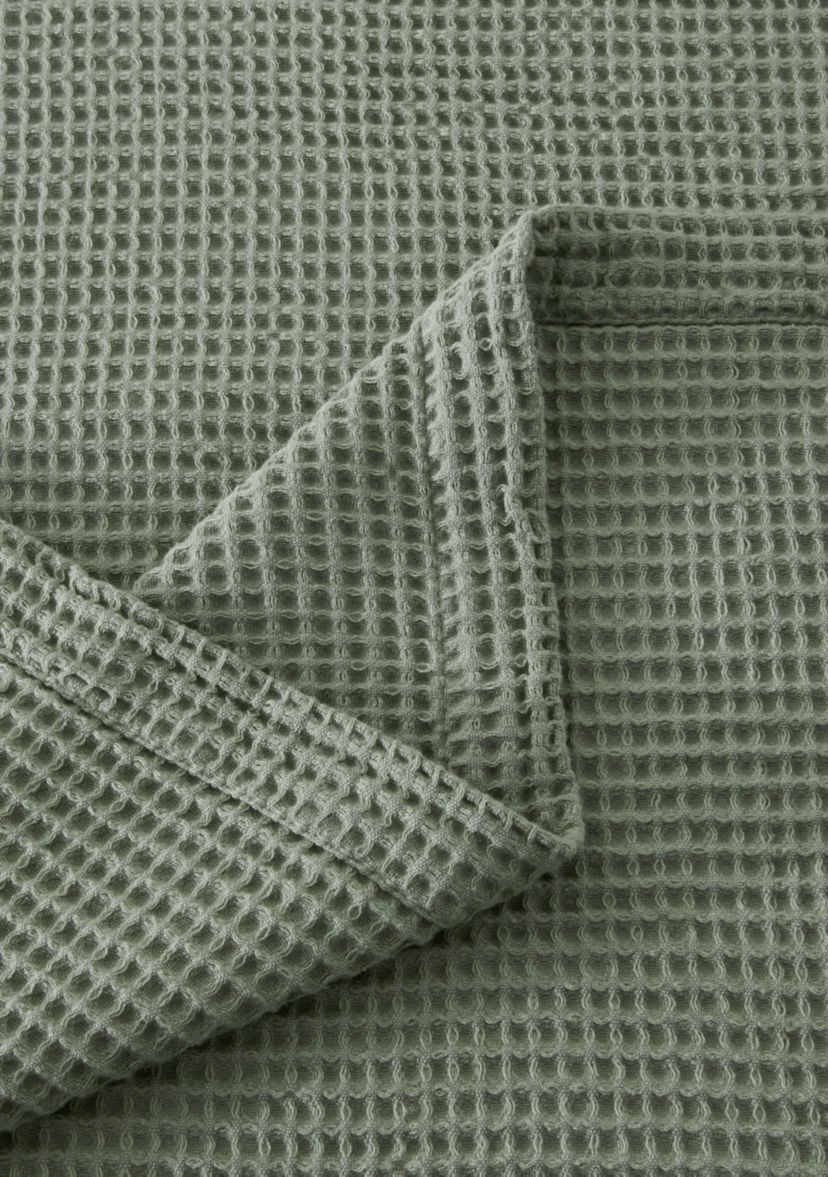 Patina Vie Maison 100% Cotton Waffle Weave Blanket