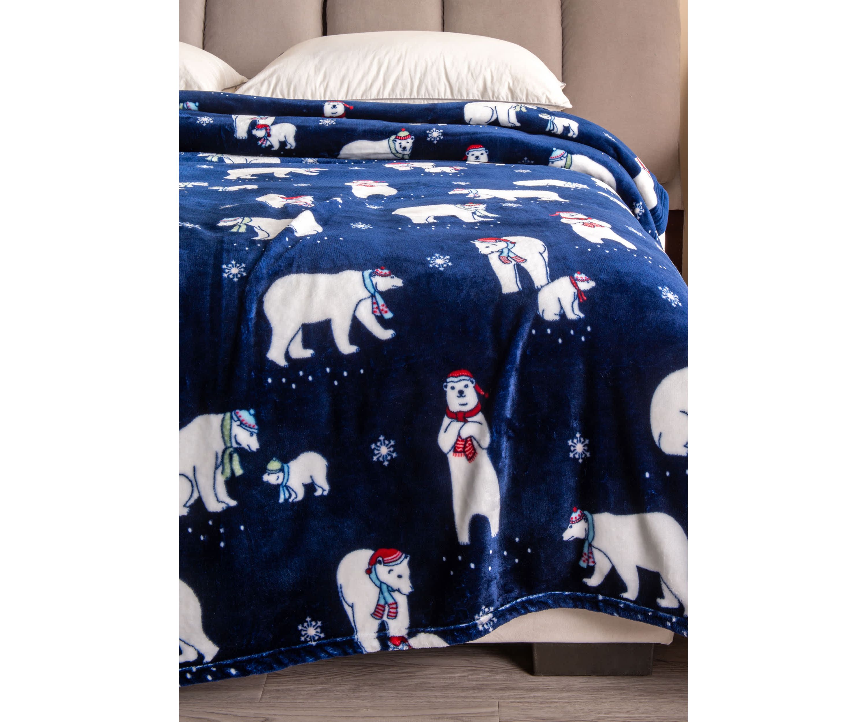 Velvet Plush Cozy Christmas Throw Blanket