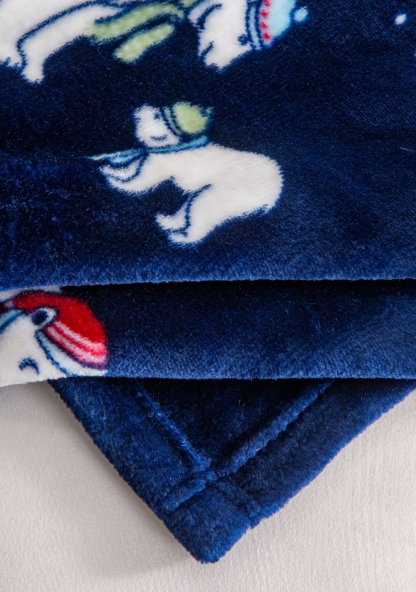 Velvet Plush Cozy Christmas Throw Blanket