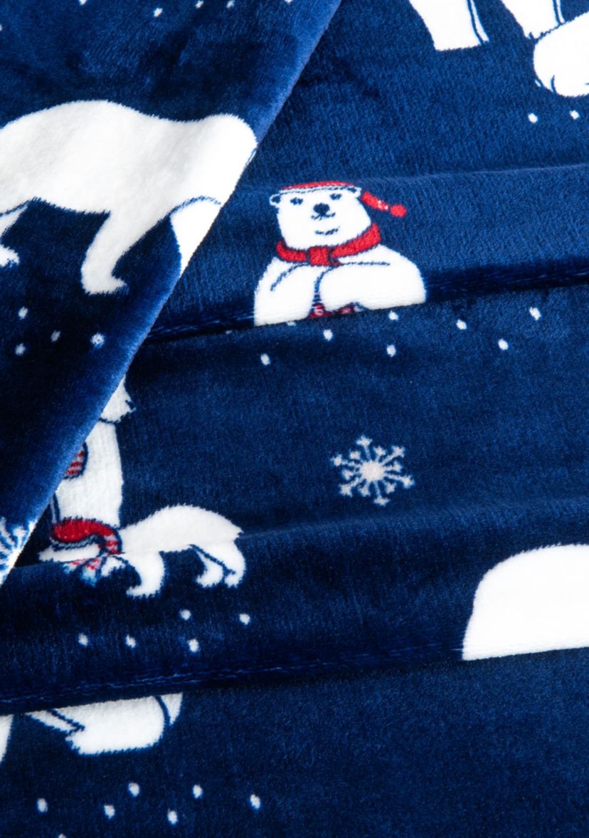 Velvet Plush Cozy Christmas Throw Blanket