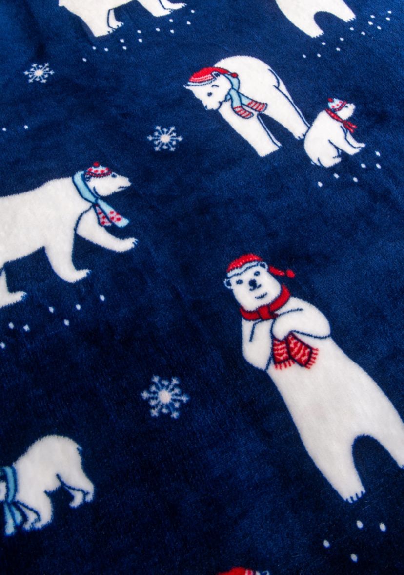 Velvet Plush Cozy Christmas Throw Blanket
