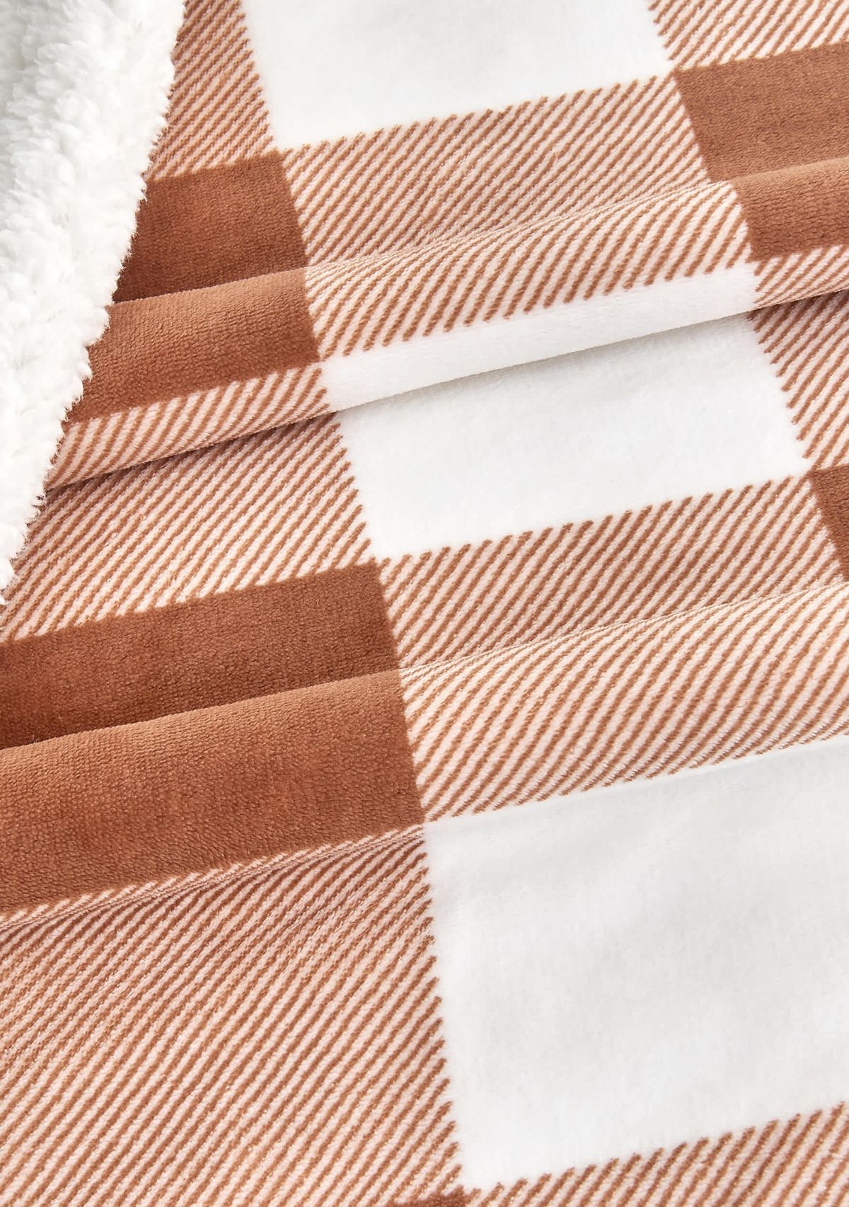 Velvet Plush Fleece Sherpa Reversible Throw Blanket