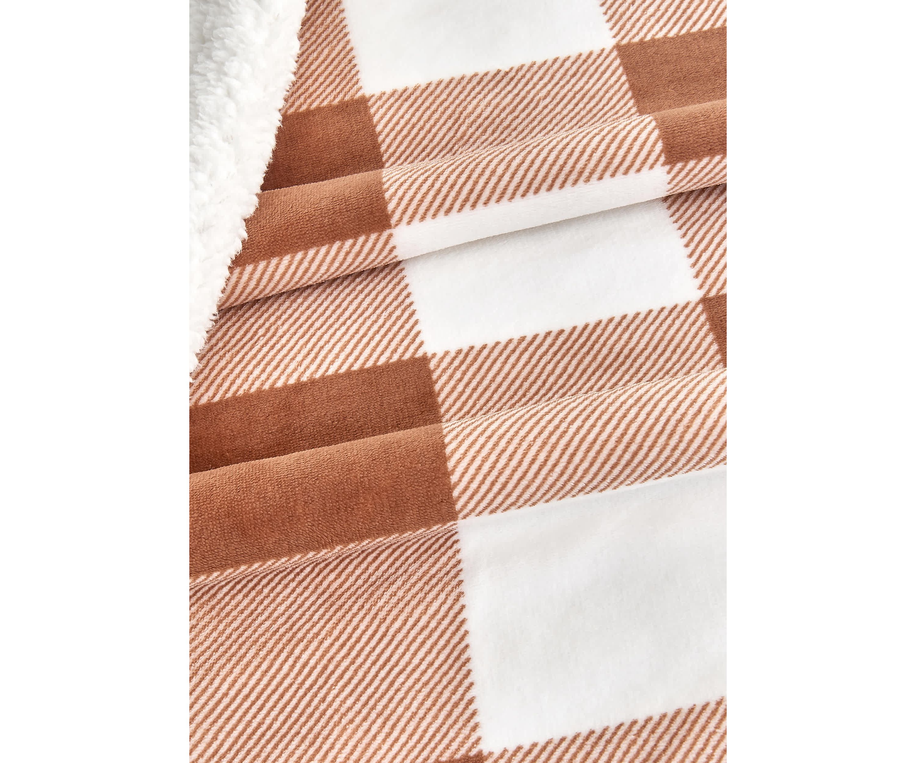 Velvet Plush Fleece Sherpa Reversible Throw Blanket