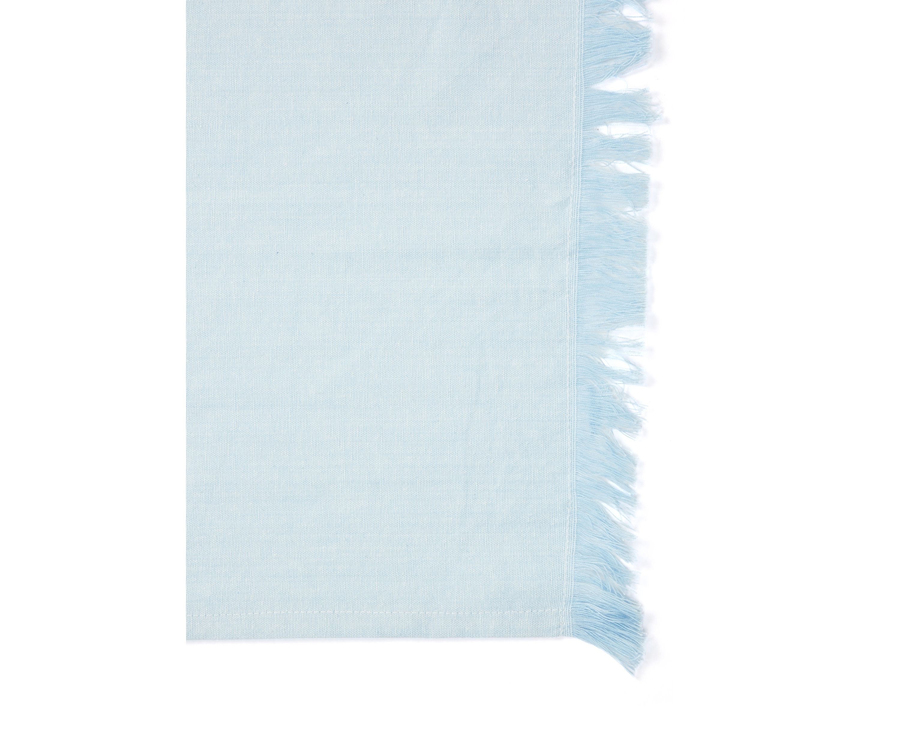 Chambray Frayed Edge Placemat