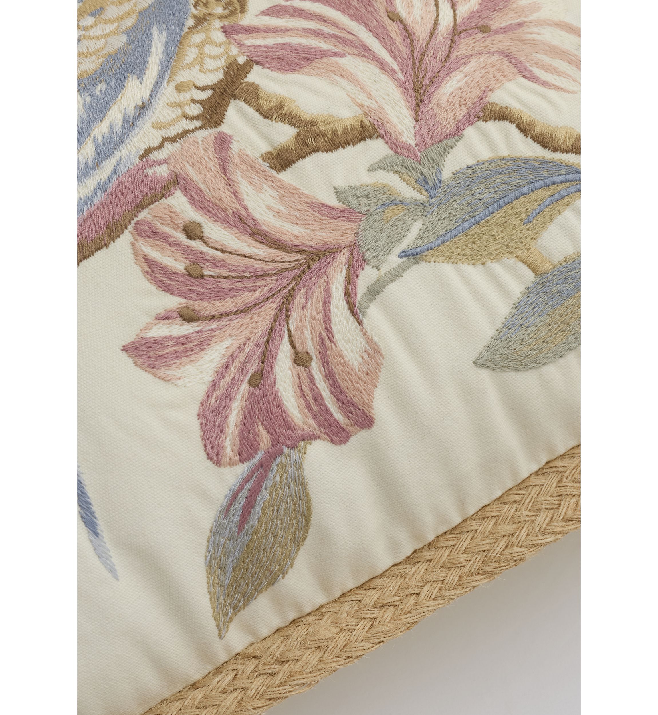 20th Anniversary Pheasant Embroidered Pillow