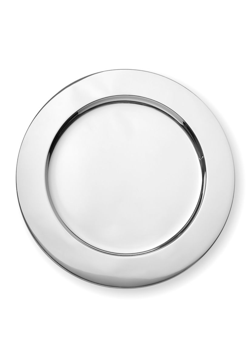 Silver Metal Charger