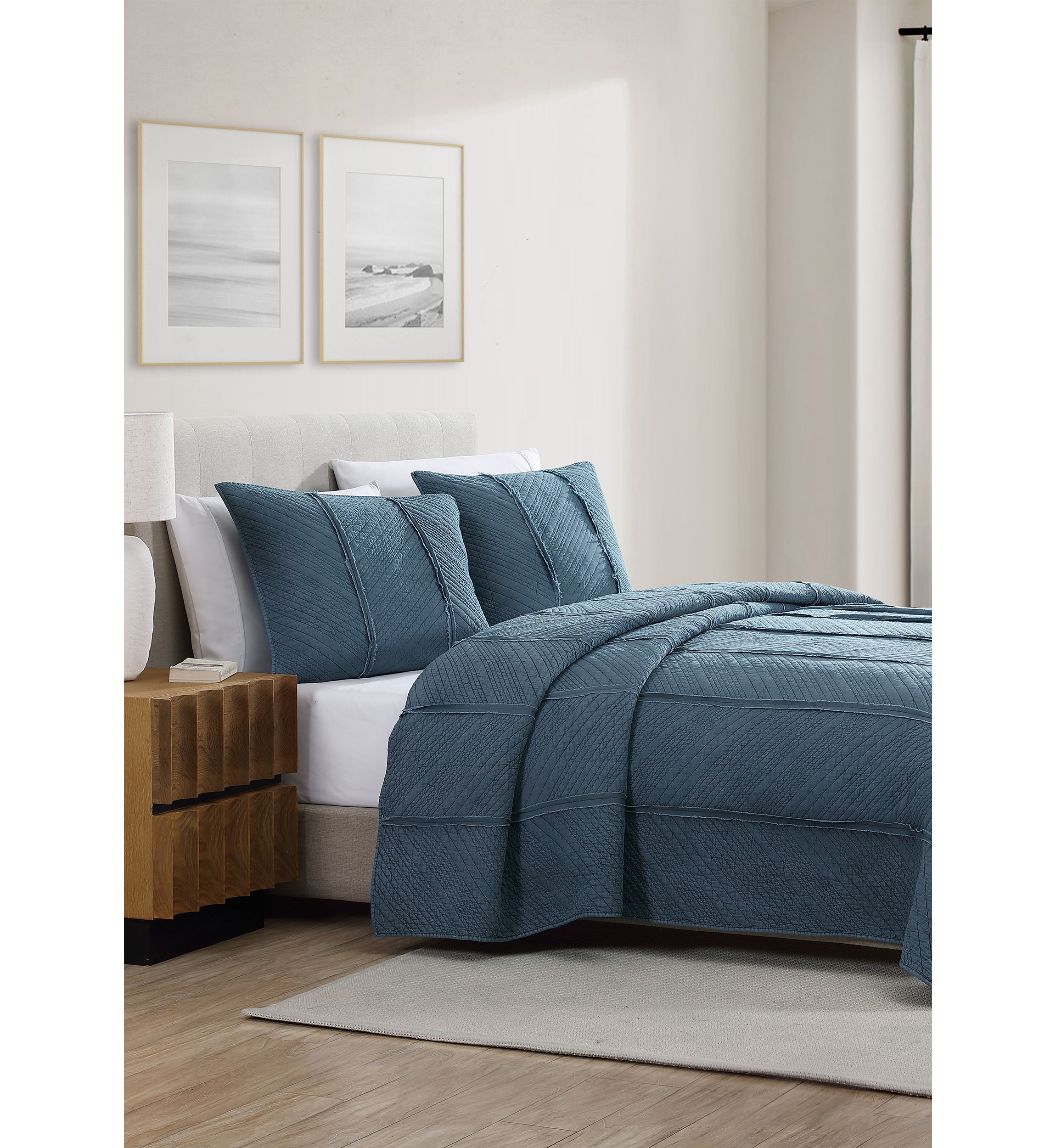 Raw Edge Textile Quilt