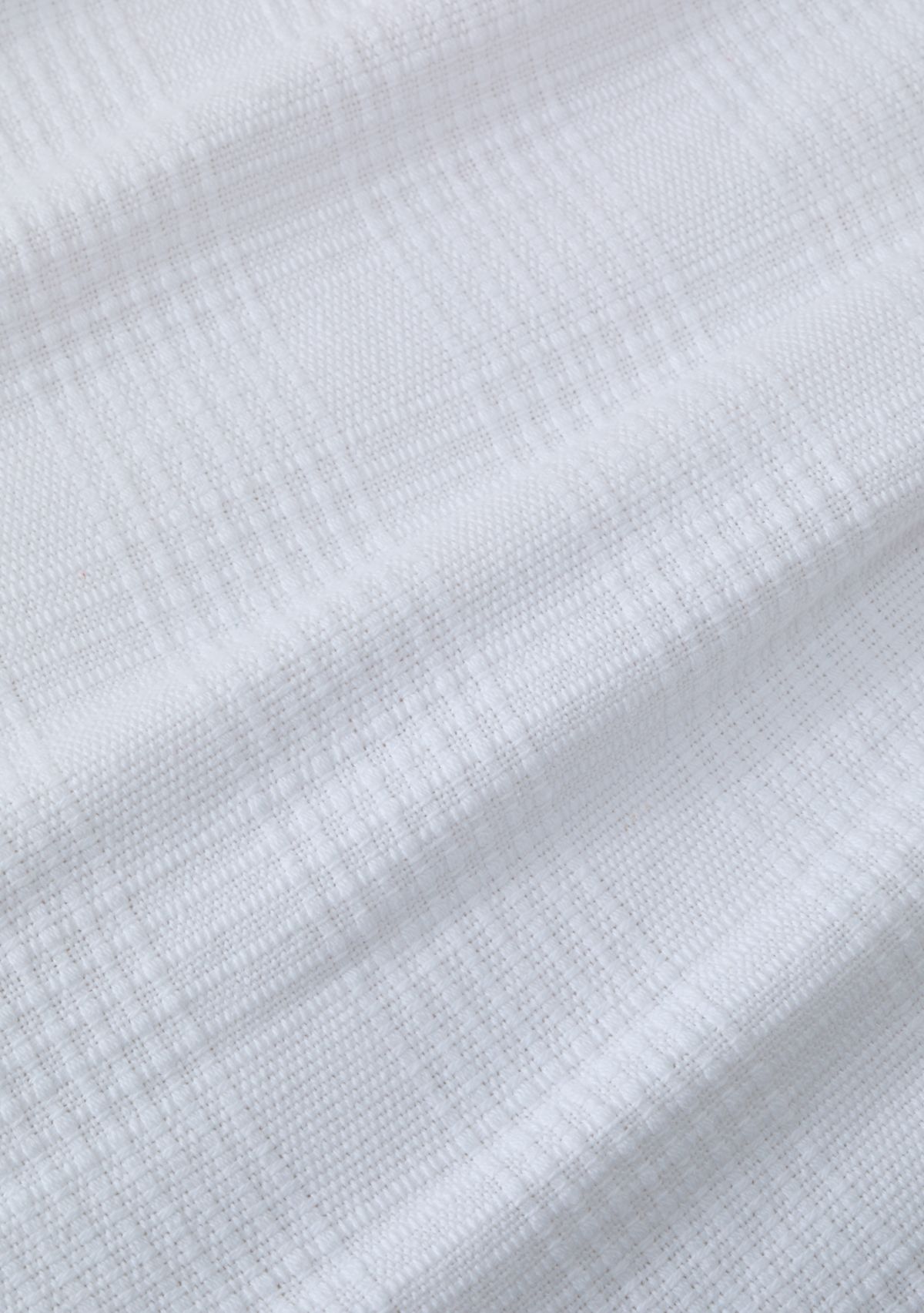 Woven Striped Cotton Blanket Coverlet 