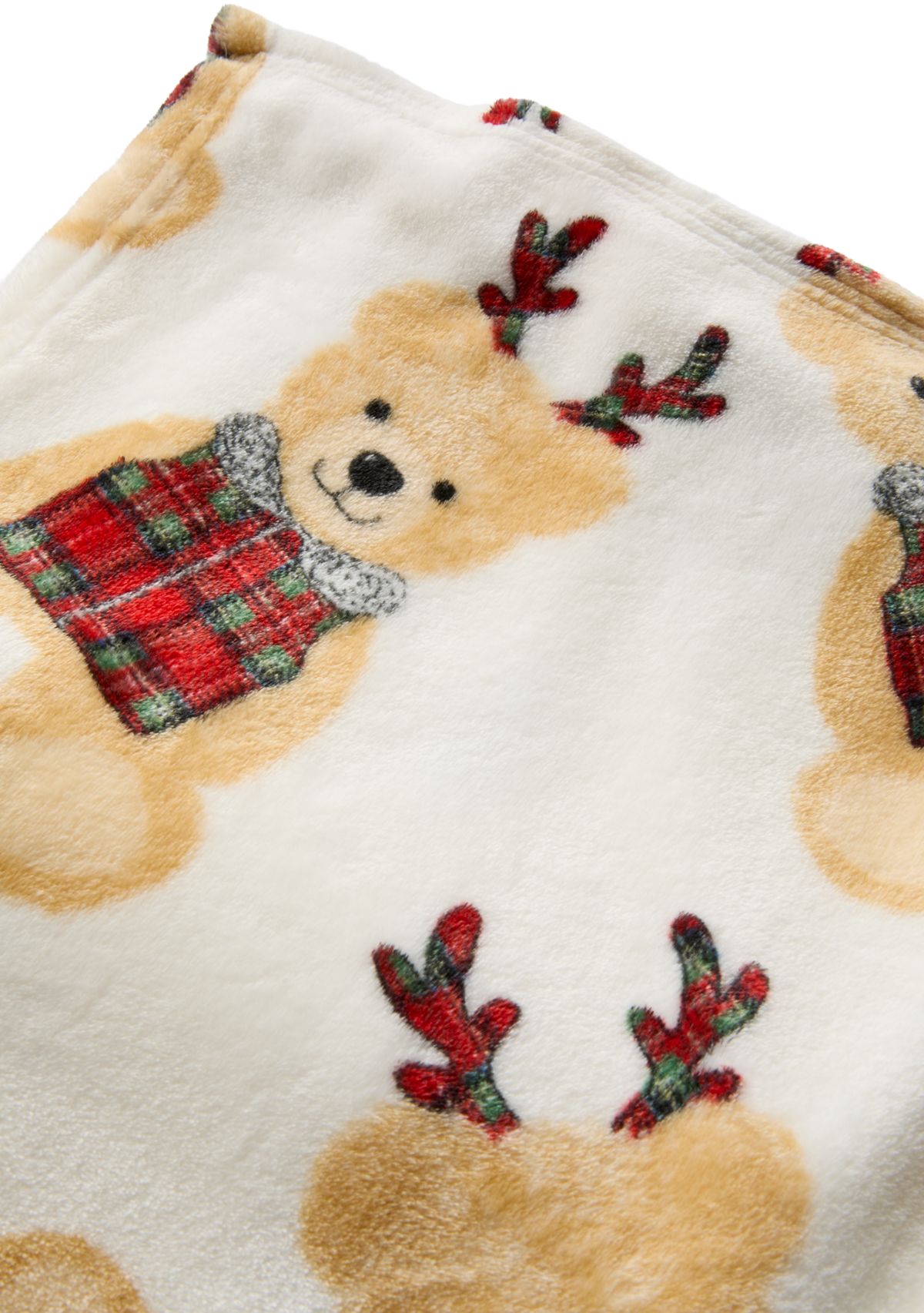 Belkie Bear Plush Throw Blanket