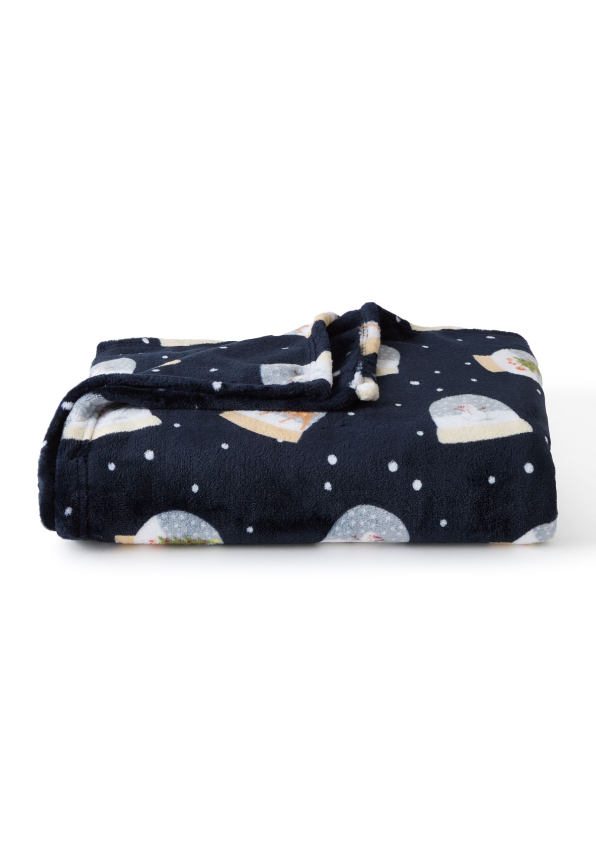 Snowglobe Plush Throw Blanket