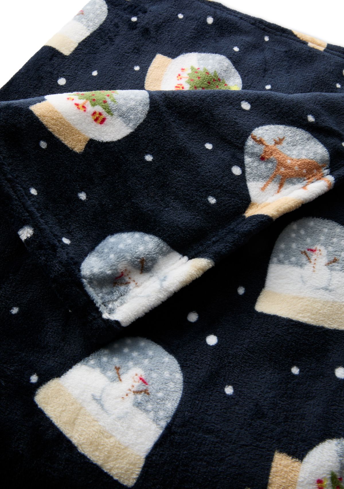 Snowglobe Plush Throw Blanket