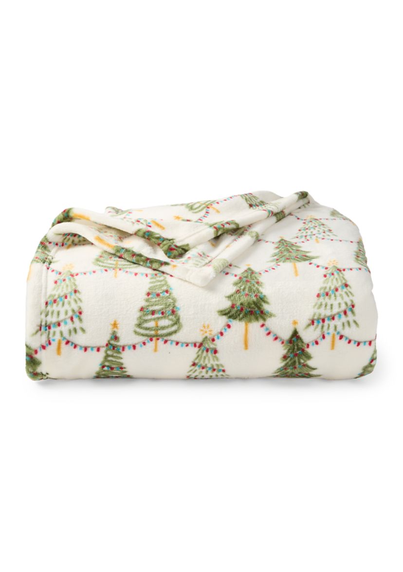 Christmas Tree Plush Blanket