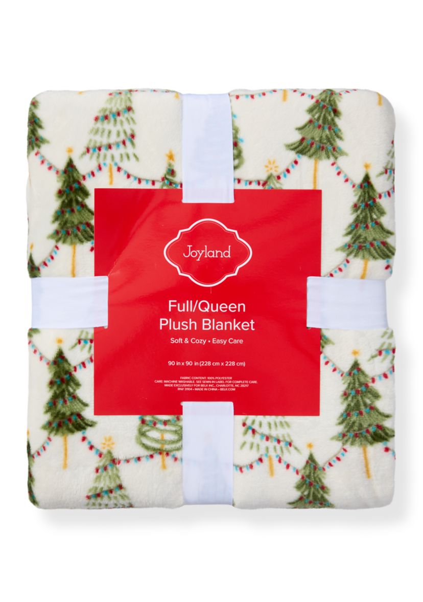 Christmas Tree Plush Blanket