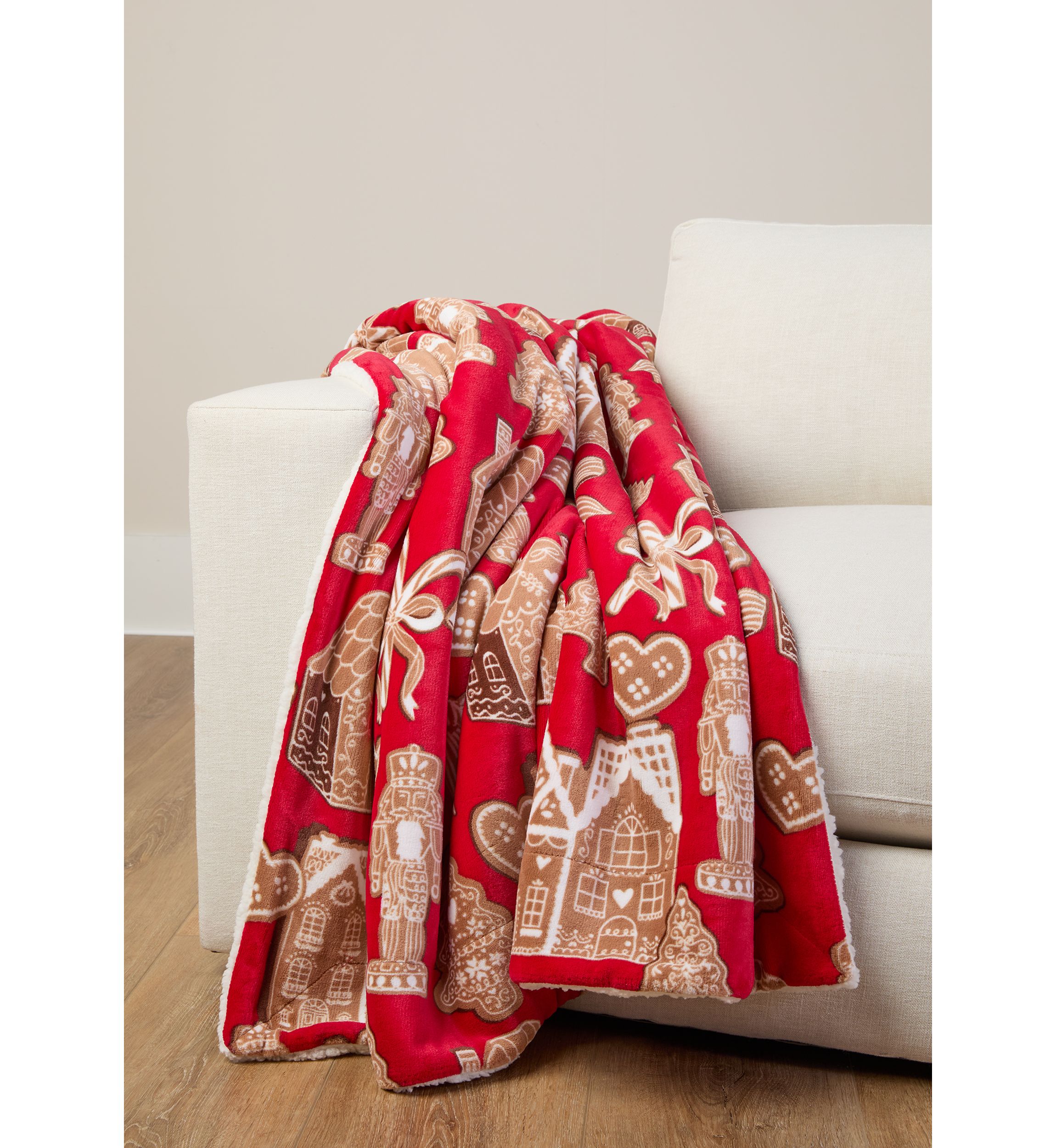 Joyland Holiday Cookies Sherpa Throw Blanket | Belk