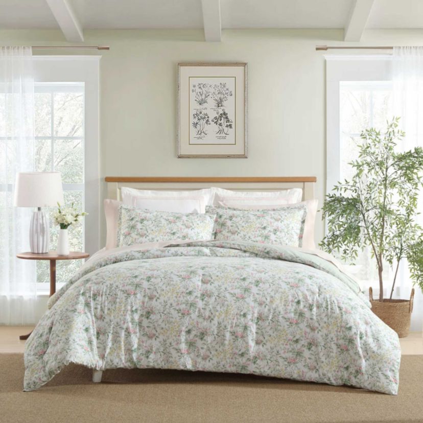 Bramble Floral Cotton Comforter Set