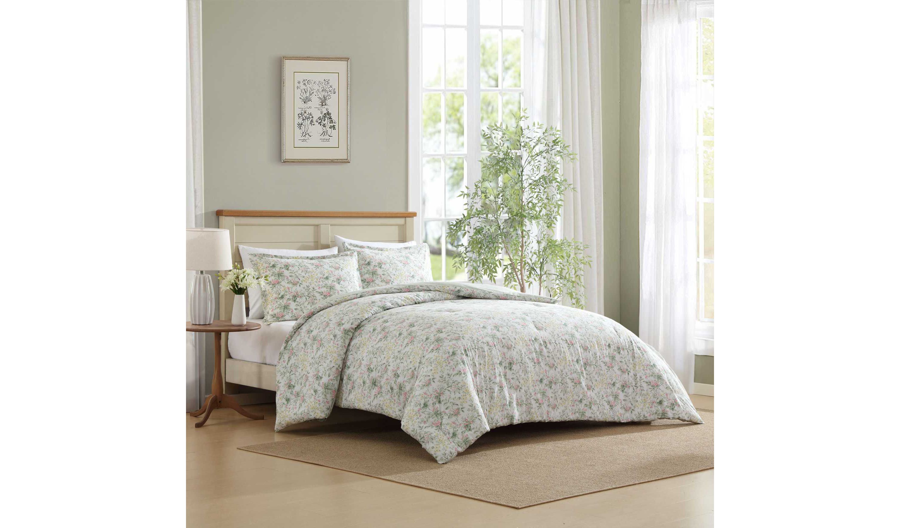 Bramble Floral Cotton Comforter Set