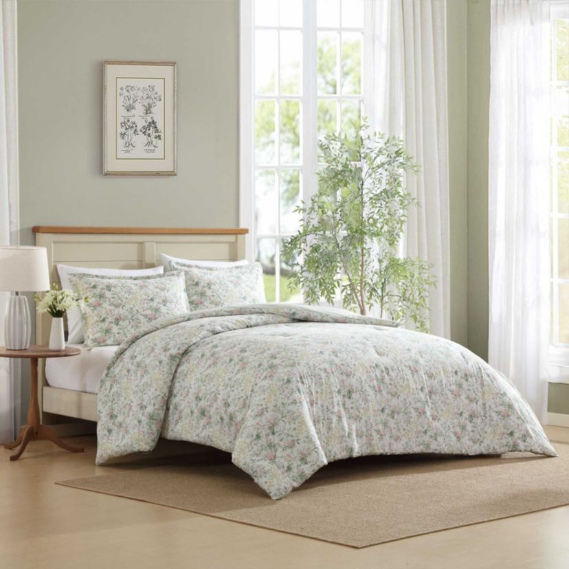 Bramble Floral Cotton Comforter Set