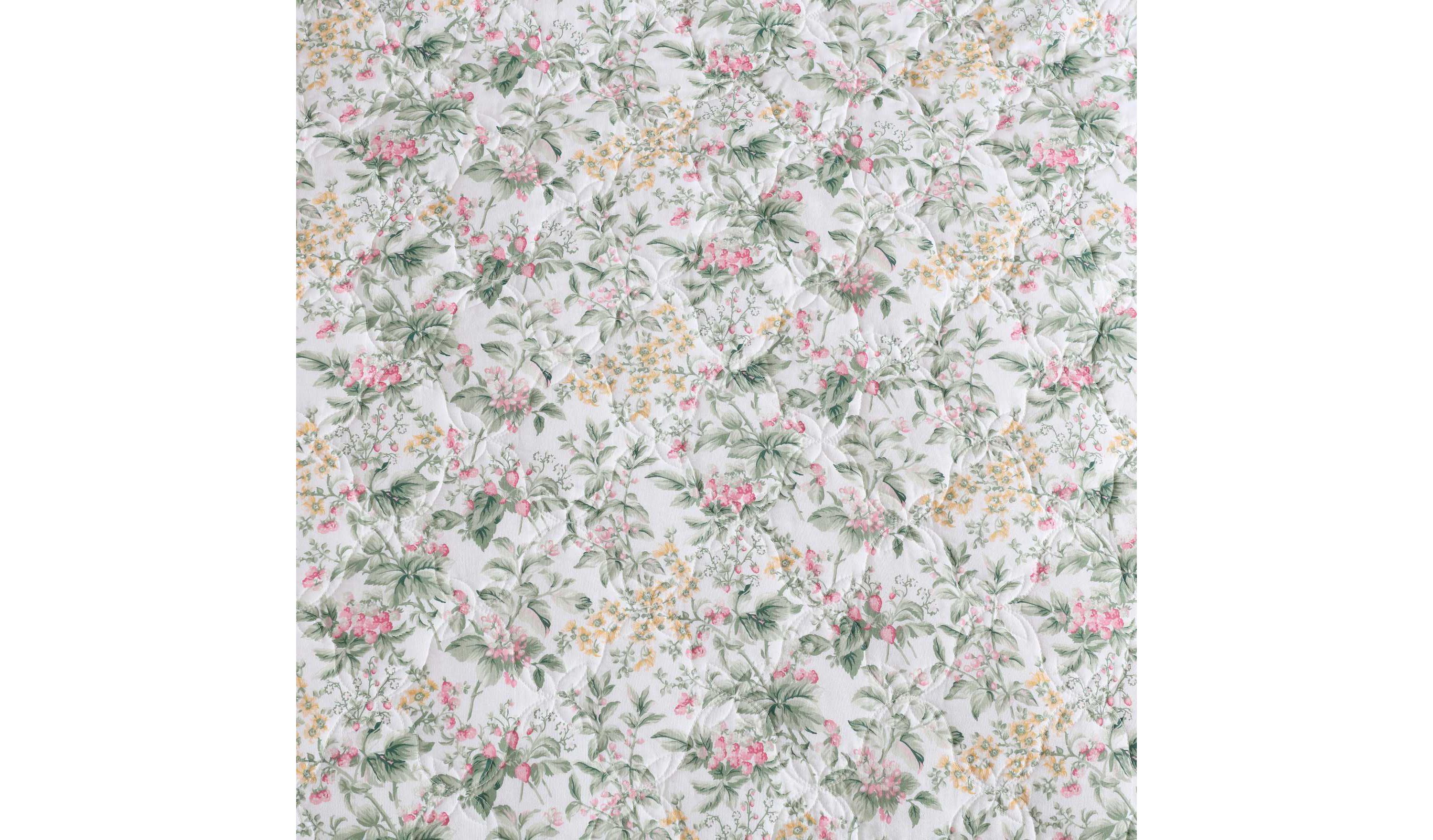 Bramble Floral Cotton Quilt Set