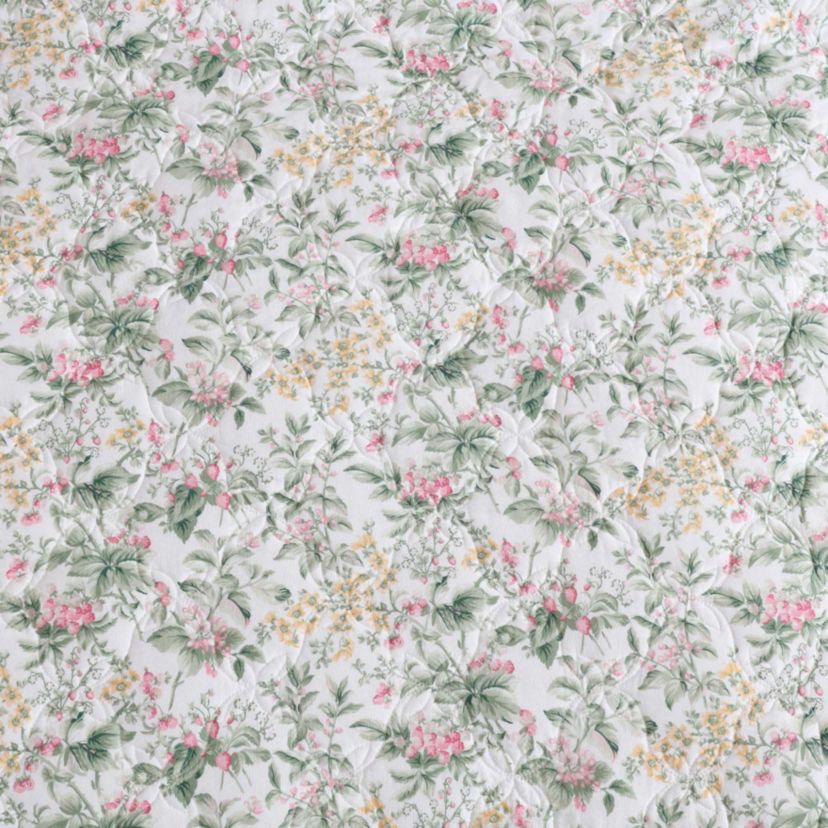 Bramble Floral Cotton Quilt Set