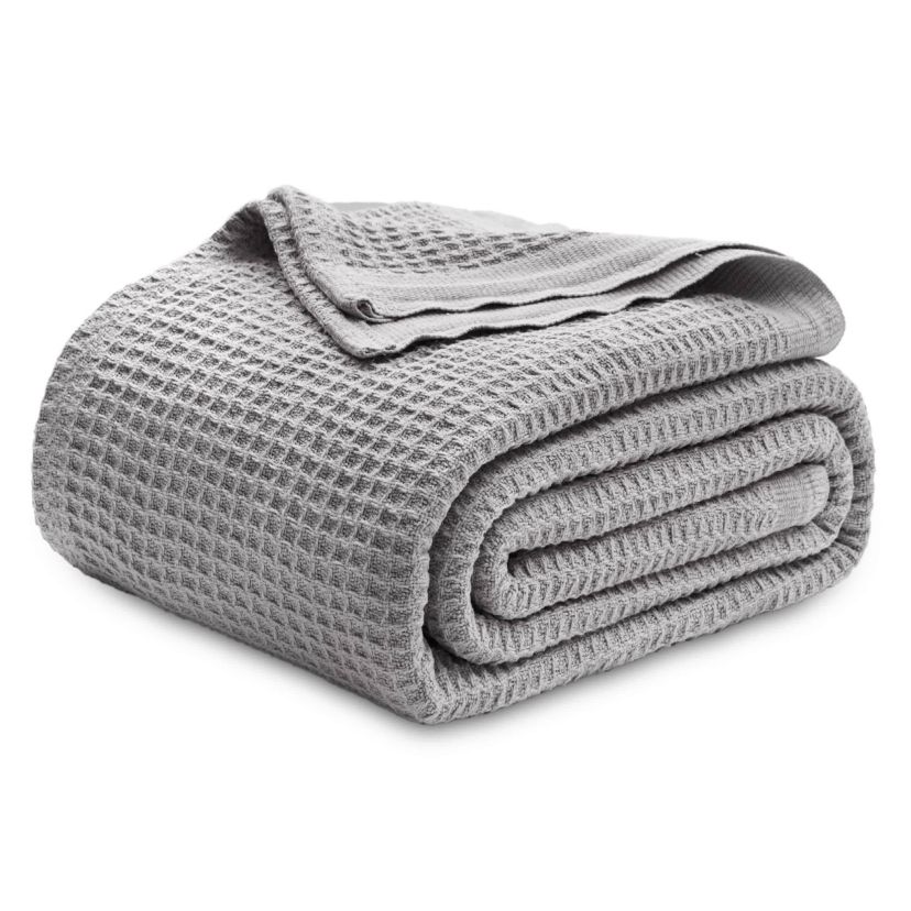 Cotton Waffle Weave Blanket