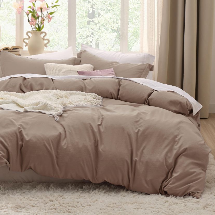 Bedsure Duvet Cover - Prewashed Extra Soft Bedding Set