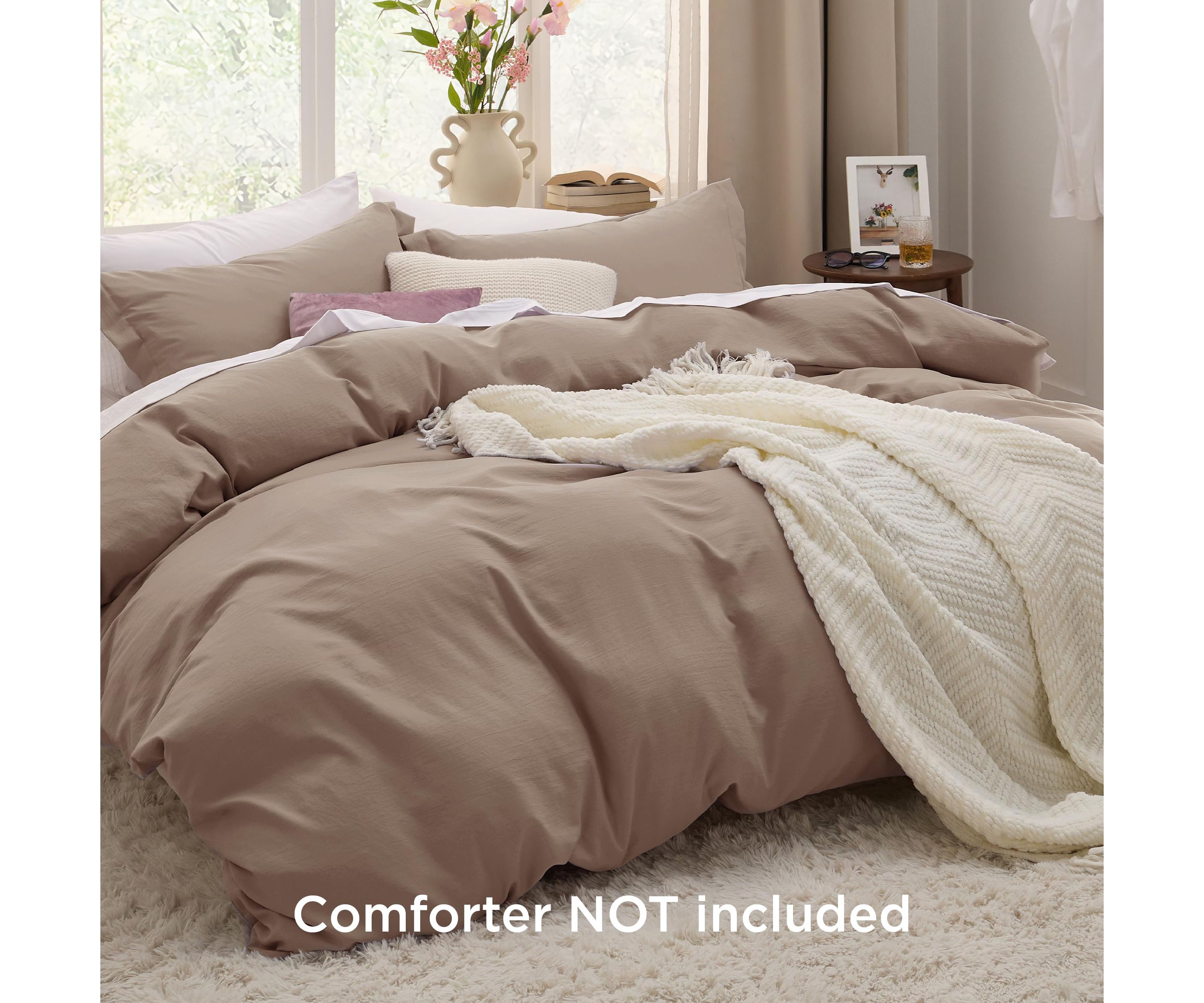 Bedsure Duvet Cover - Prewashed Extra Soft Bedding Set